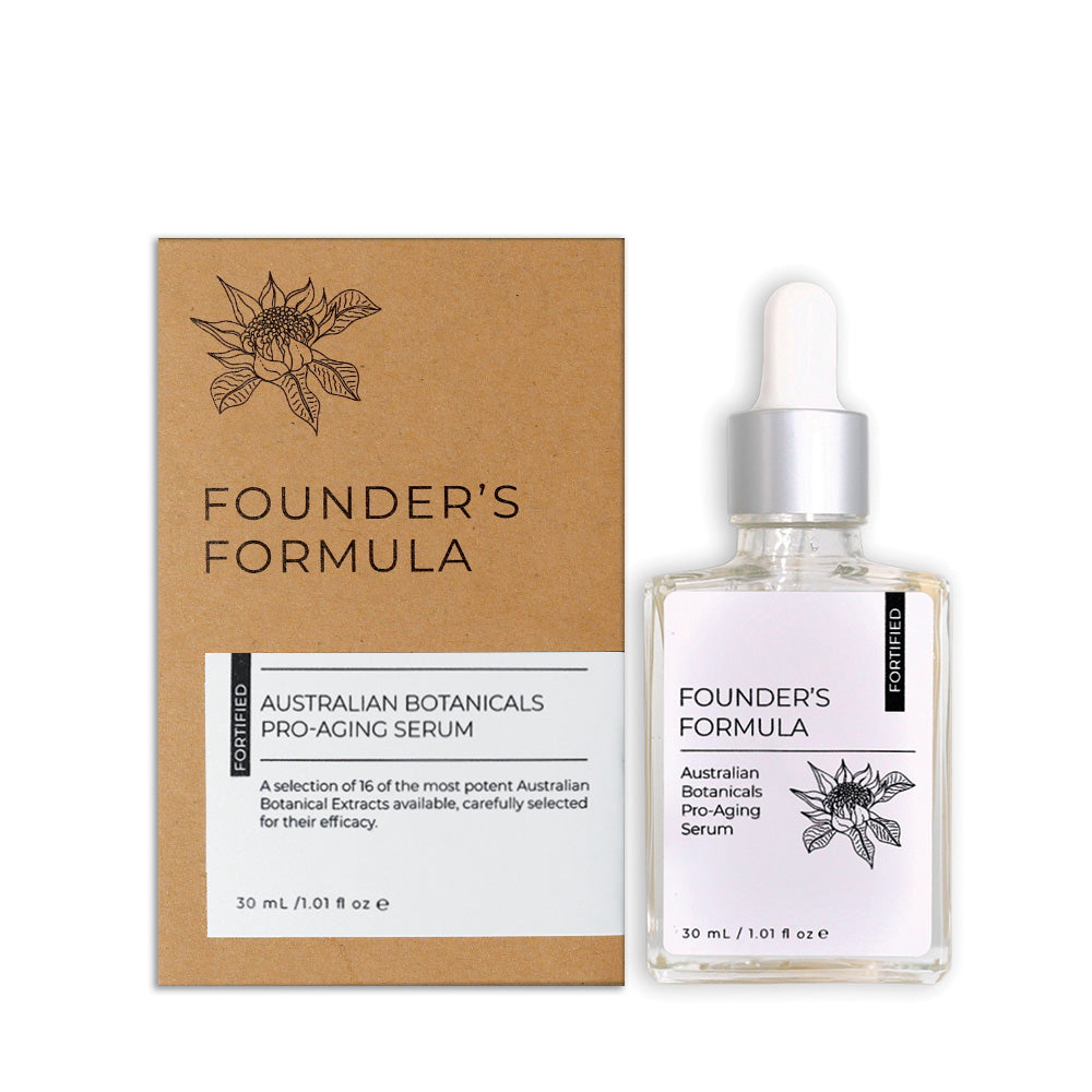 Award Winner - FORTIFIED Australian Botanicals Pro-Aging Treatment Concentrate Serum Founder's Formula