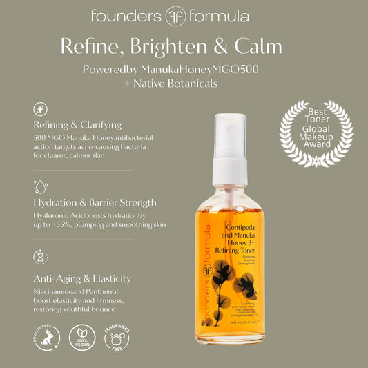 Centipeda and Manuka Honey B+ Refining Toner