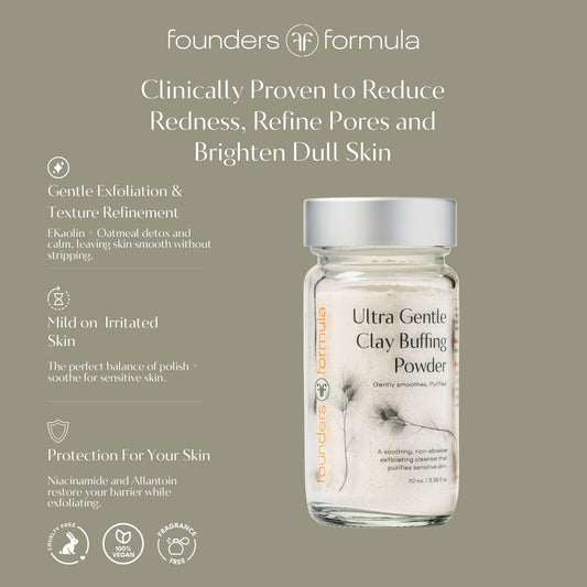 Ultra Gentle Australian Clay Exfoliating Cleanser for Inflamed Skin