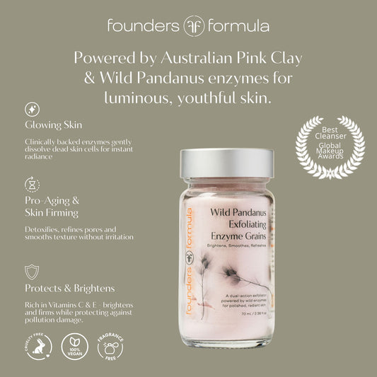Wild Pandanus Exfoliating Enzyme Cleansing Grains
