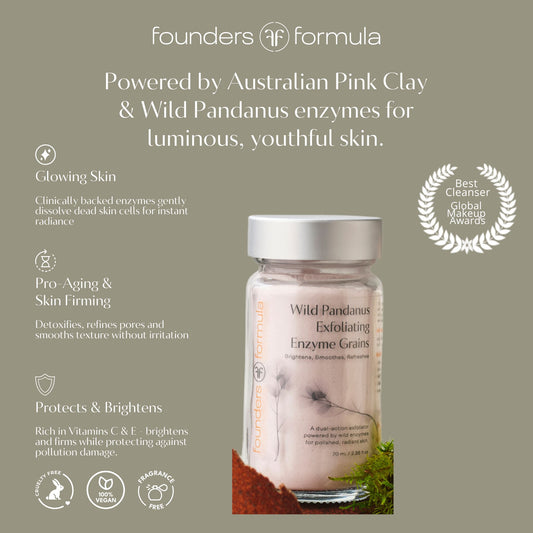 Wild Pandanus Exfoliating Enzyme Cleansing Grains (Salon Only - 150g)