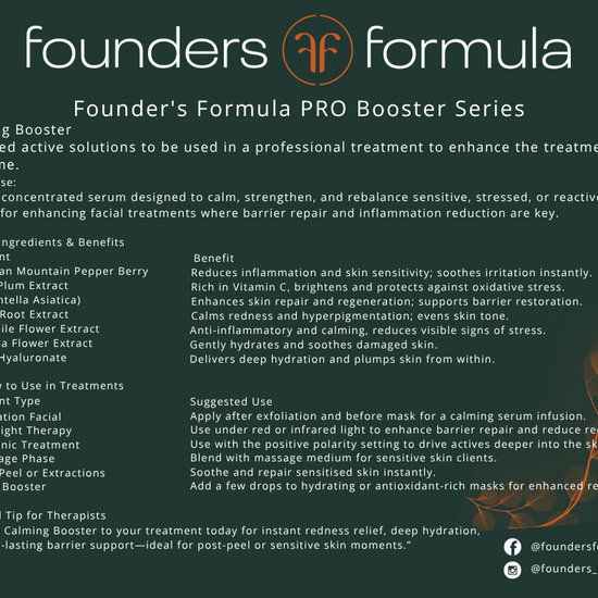 Calming Booster (Salon Only) - Founder's Formula