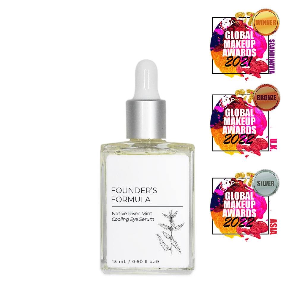 Native river mint cooling eye serum