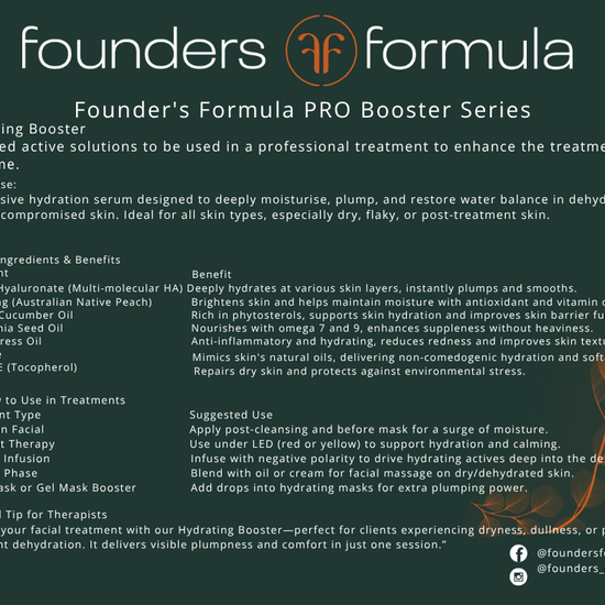 Hydration Booster (Salon Only) - Founder's Formula