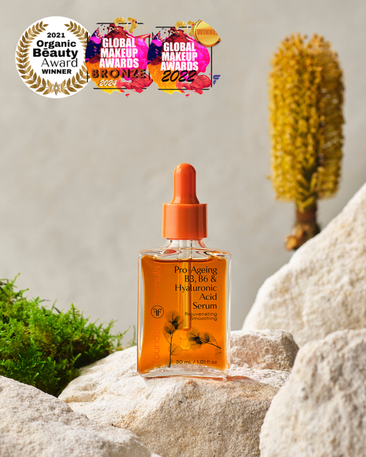 Australian Botanicals Pro-Aging Treatment Concentrate Serum - FORTIFIED with B3, B5 and Hyaluronic Acid
