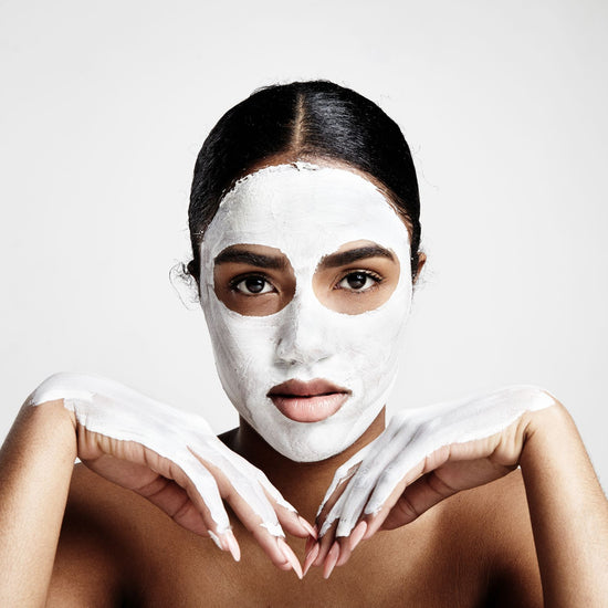 Award Winner Post-Workout Australian Clay Detox Mask for Clear Skin - with muslin cleansing cloth. Founder's Formula